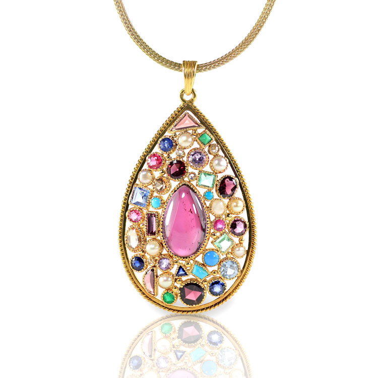 multiple-gemstone-pendant-necklace-750